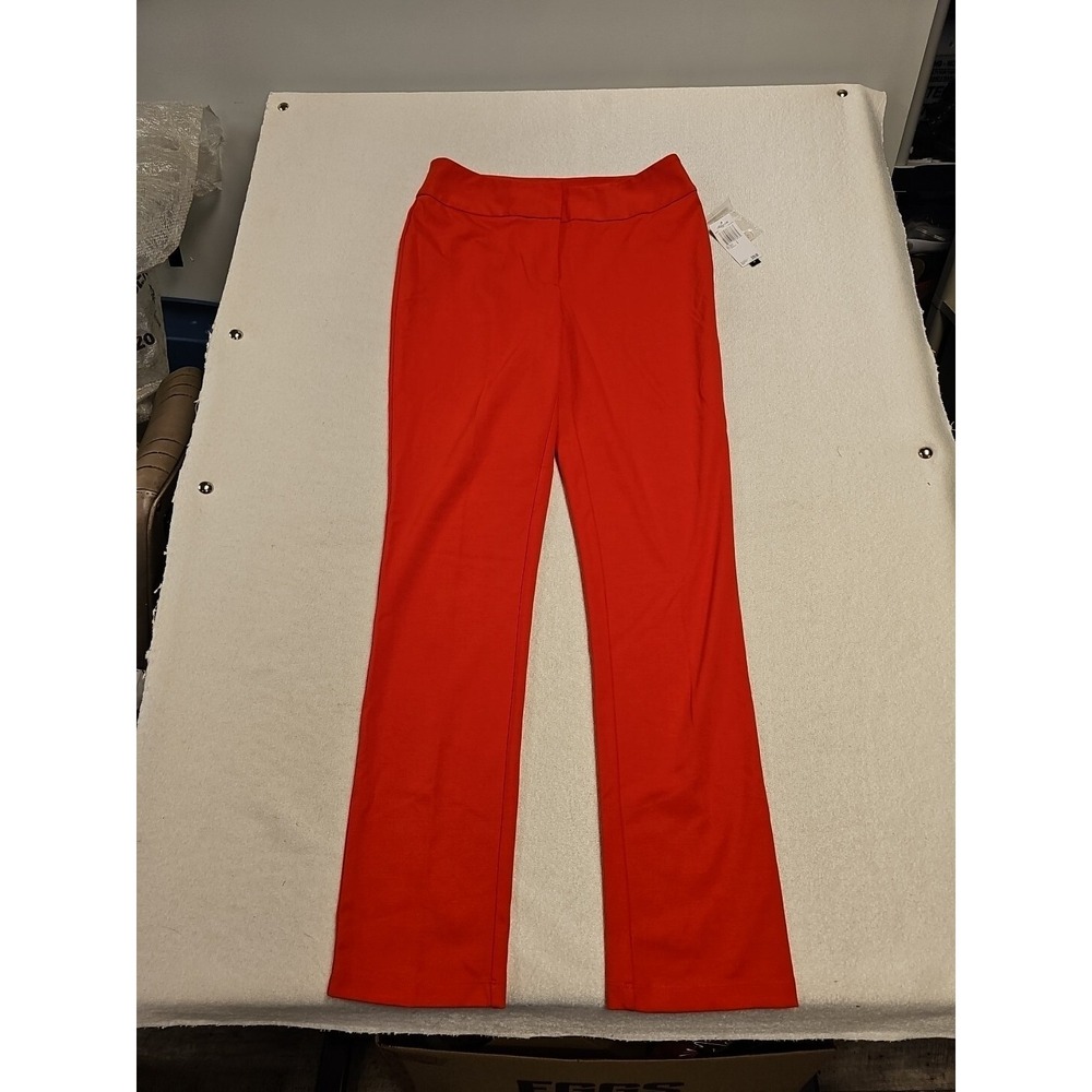 Grace Elements Women's Red Ankle‎ Pants Size 6 Macy's Stretch Material New